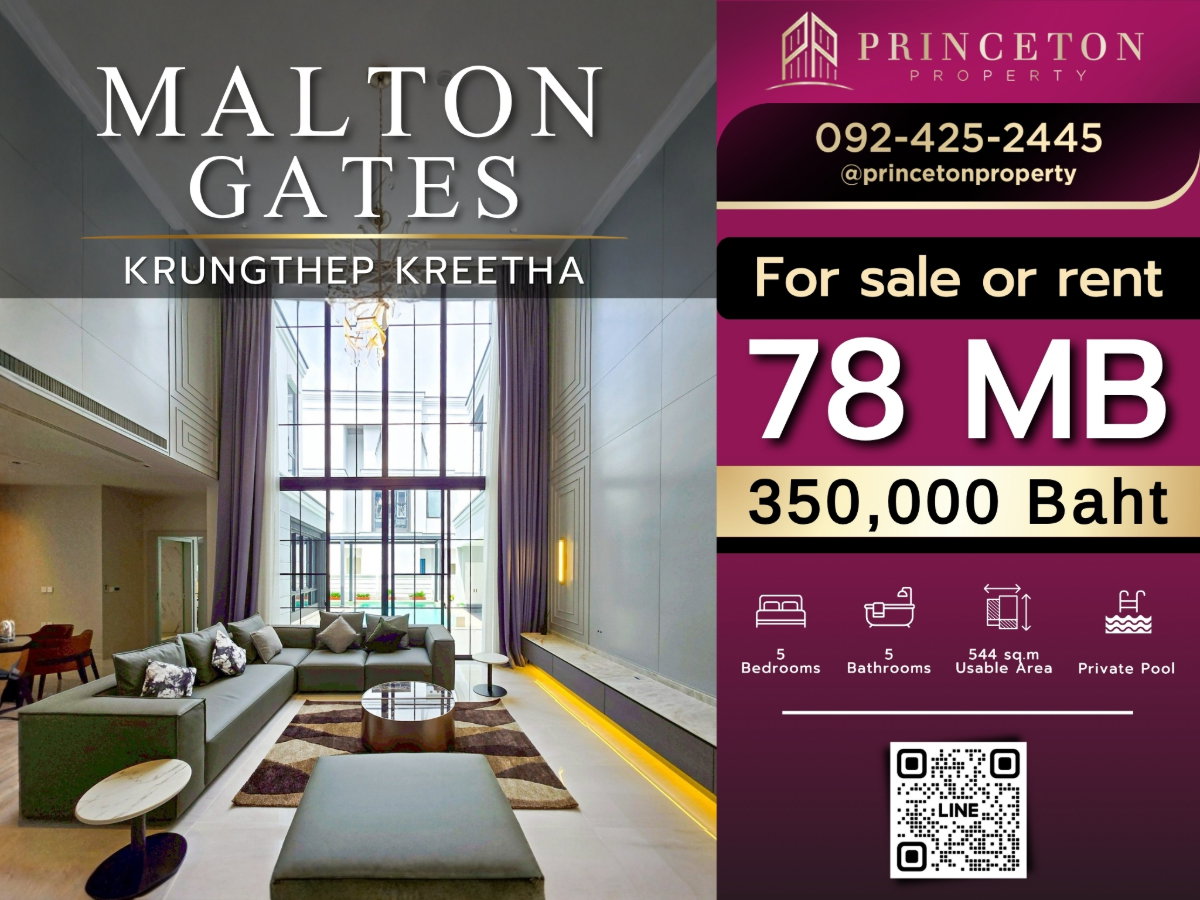 picture Luxury House For Rent Malton Gates Krungthep Kreetha  - 1/42