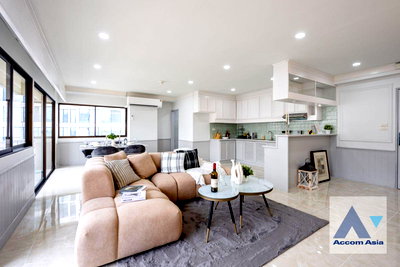 ขายคอนโด : 🔼🔽 AccomA 📩 Fully Furnished,Newly renovated 2 BR Condominium @Saranjai mansion (AA45634)