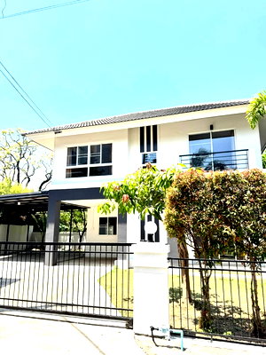 บ้านเดี่ยวให้เช่า : บ้านให้เช่า โครงการกาจน์กนกวิลล์ 10 สันผักหวาน หางดง-เชียงใหม่ พร้อมเข้าอยู่ ใกล้แมคโครแม่เหียะ (R987) T.0946511456