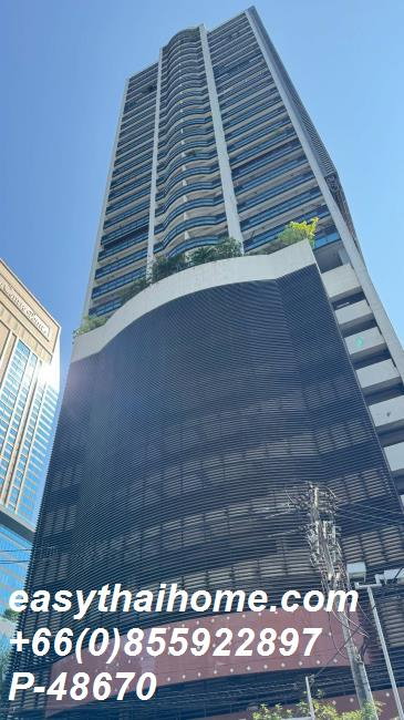 รูป P-48670 วิวเมืองสวย! ห้องสตูดิโอ ลุมพินี พาร์ค วิว ใกล้ MRT ลุมพินี 17,000 บาท | Line Id: @easythaihome | 085-592-2897 - รูปที่ 4/7