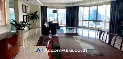 คอนโด ถนนพระราม 3 : 🔼🔽 AccomA 📩 Pet-friendly condo with a large balcony and garden view ( AA29946 )