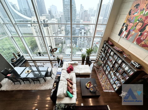 🔼🔽 AccomA 📩 Huge Terrace,Duplex Condo,Penthouse 4 BR Condominium @The Park Chidlom (AA41642)