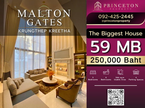 Luxury House For Rent Malton Gates Krungthep Kreetha