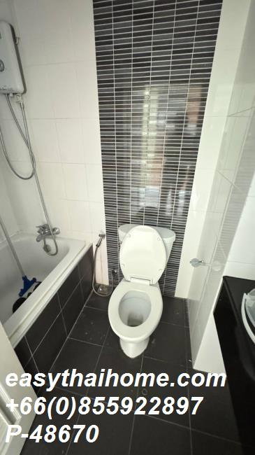 รูป P-48670 วิวเมืองสวย! ห้องสตูดิโอ ลุมพินี พาร์ค วิว ใกล้ MRT ลุมพินี 17,000 บาท | Line Id: @easythaihome | 085-592-2897 - รูปที่ 3/7