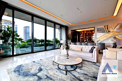 Condos for sale : 🔼🔽 AccomA 📩 Big Balcony,Penthouse 4 BR Condominium @The Residences at Sindhorn Kempinski Hotel Bangkok (AA44600)