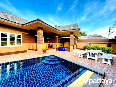 Houses for rent Nong Prue, Chonburi : For Rent | 3-Bedroom House with Private Pool – Mabprachan, Pattaya ✨3 Bedrooms • 2 Bathrooms 