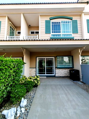 เช่าทาวน์โฮม เชียงใหม่ : ให้เช่าบ้าน 2 ห้องนอน หมู่บ้านวิลลาจจิโอ สันทราย จ.เชียงใหม่ เฟอร์ครบ พร้อมอยู่ (R1006) T.0946511456