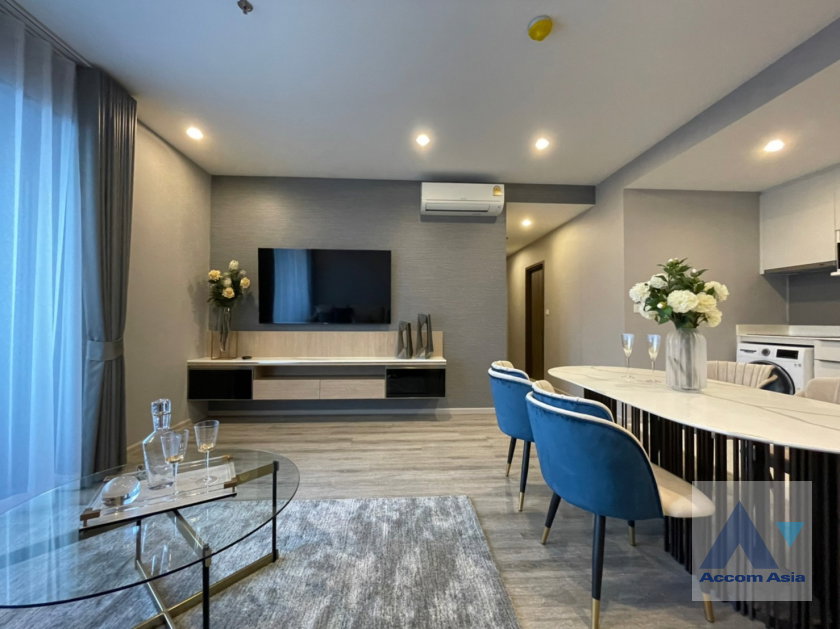 รูป 🔼🔽 AccomA 📩 Fully Furnished 2 BR Condominium @Ideo Mobi Sukhumvit 66 (AA42236) - รูปที่ 2/15