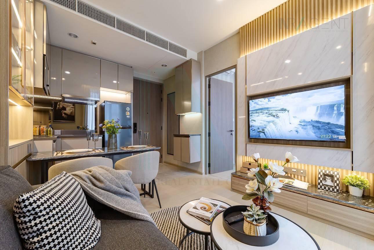 รูป 🔺 ให้เช่าคอนโด ดิ เอ็กซ์โทร พญาไท-รางน้ำ อาคาร 1 ชั้น 14 1 ห้องนอน ขนาด 32 ตรม ใกล้ BTS อนุสาวรีย์ - รูปที่ 1/8