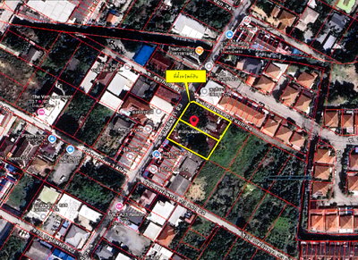 ที่ดิน สถานีรถไฟฟ้ารามอินทรา กม.4 : ขายที่ดิน 399 ตร.ว., ซ.รามอินทรา 23 แปลงมุม ติดถนน 2 ด้าน, ใกล้ BTS ลาดปลาเค้า 1 กม.