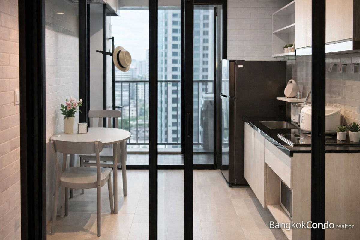 รูป 🍀🍀🍀 Prime condo location 🚆ให้เช่า 📌 เดอะ เบส สุขุมวิท 77 ✨ ใกล้ BTS อ่อนนุช ✨ พร้อมเข้าอยู่ 🔖 รหัสทรัพย์ : A07977 📲 Line : @rent2022 - รูปที่ 7/13