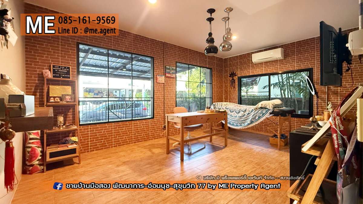 รูป ให้เช่า บ้านเดี่ยว เดอะ แพลนท์ เอสทีจ พัฒนาการ 38 ตกแต่งสวย พร้อมเข้าอยู่ ใกล้ เอกมัย - ทองหล่อ - สุขุมวิท โทร 064-954-9619 (RBE26-55) - รูปที่ 8/26