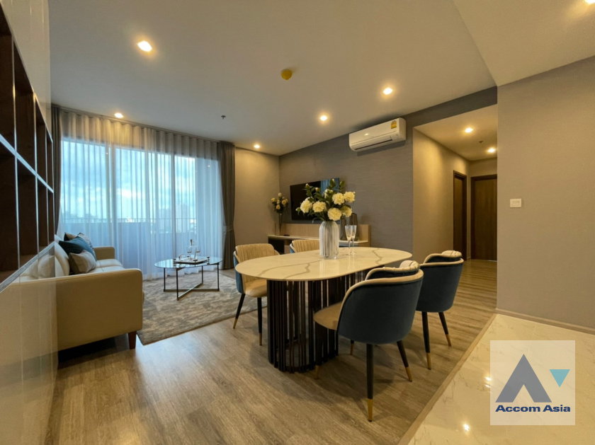รูป 🔼🔽 AccomA 📩 Fully Furnished 2 BR Condominium @Ideo Mobi Sukhumvit 66 (AA42236) - รูปที่ 6/15