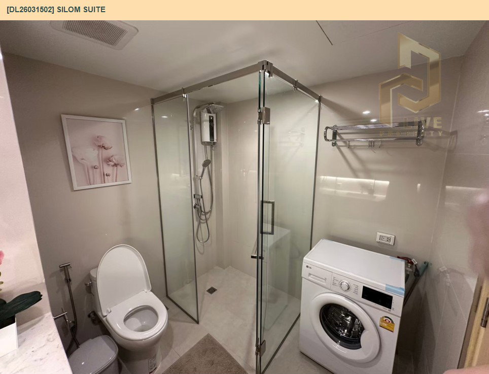 รูป DL26031502 ขายคอนโด สีลม สวีท (Silom Suite) ใกล้ BTS เซนต์หลุยส์ พร้อมเข้าอยู่ โทรด่วน 0614453194 LineID @162cjixi - รูปที่ 7/8