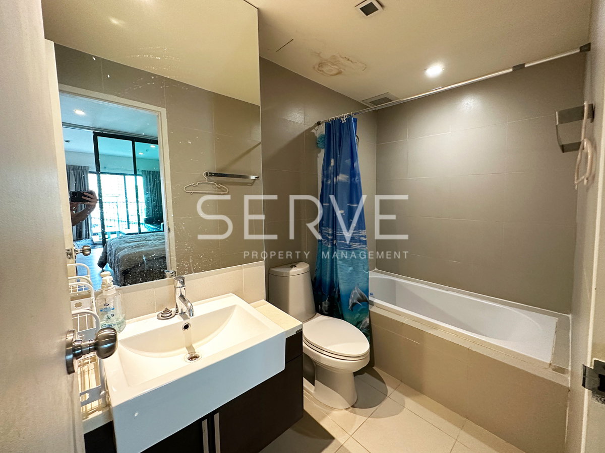 รูป สตูดิโอ กั้นห้องเป็นสัดส่วน มีอ่าง 51.28 ตร.ม. บนทำเลดีๆ คอนโดเชื่อม Skywalk เข้า BTS ทองหล่อ ที่ Noble Remix / ให้เช่าคอนโด - รูปที่ 9/10