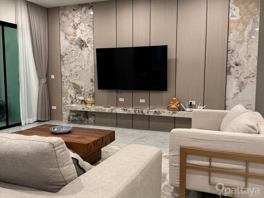 รูป ขายพูลวิลล่าสร้างใหม่ | Baan Suan Neramit – จอมเทียน พัทยา ✨ พูลวิลล่าสร้างใหม่ • ที่ดิน 136.5 ตร.ว. พื้นที่ใช้สอย 240 ตร.ม. • 3 ห้องนอน / 4 ห้องน้ำ  - รูปที่ 14/20