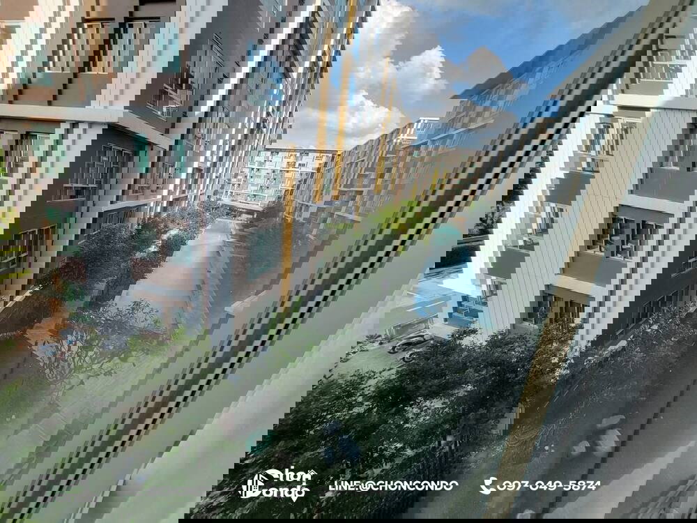 รูป DCondo ดีคอนโด ชั้น4 ตึกC  --------วิวสระ---ว่าง 04 เม.ย. 69---------Tel 097-049-5874 (Line: @choncondo มี@ด้วย) - รูปที่ 13/16