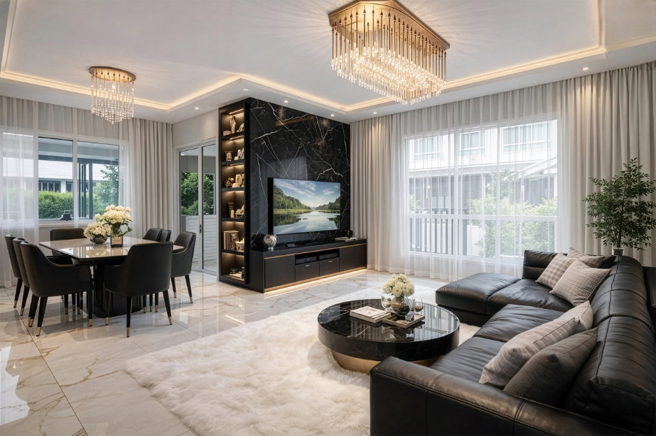 รูป บ้านเดี่ยวหลังใหญ่ 3 ชั้น รีโนเวทใหม่ โครงการ คาซ่าพรีเมี่ยม ราชพฤกษ์-พระราม5 - รูปที่ 2/10