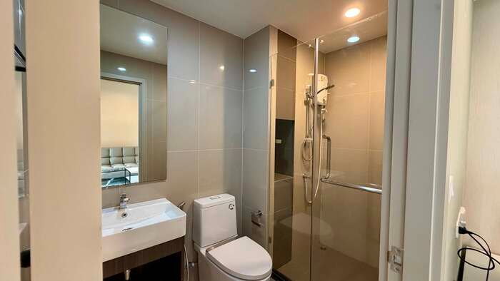 รูป 💥💥NEW!! IDEO จรัญ 70-ริเวอร์วิว 1Bed 31.5 ตรม.ชั้น 12 แต่งครบ ใกล้ MRT บางพลัด สนใจ Line: @atfirm💥💥 - รูปที่ 16/19
