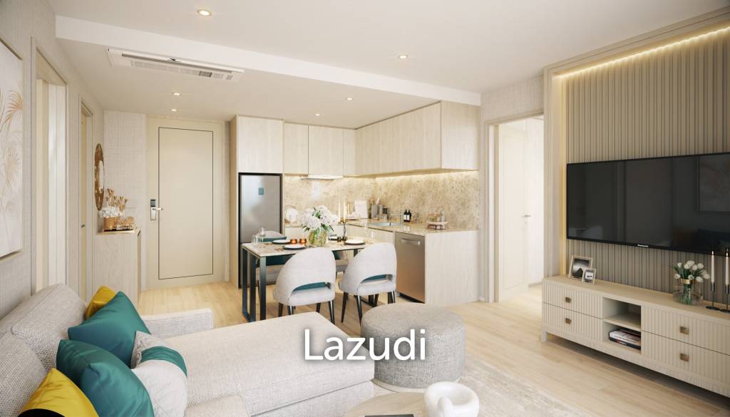 รูป 72.0 ตร.ม.  2 ห้องนอน  2 ห้องน้ำ คอนโดสำหรับ ขายใน เชิงทะเล - รูปที่ 2/6