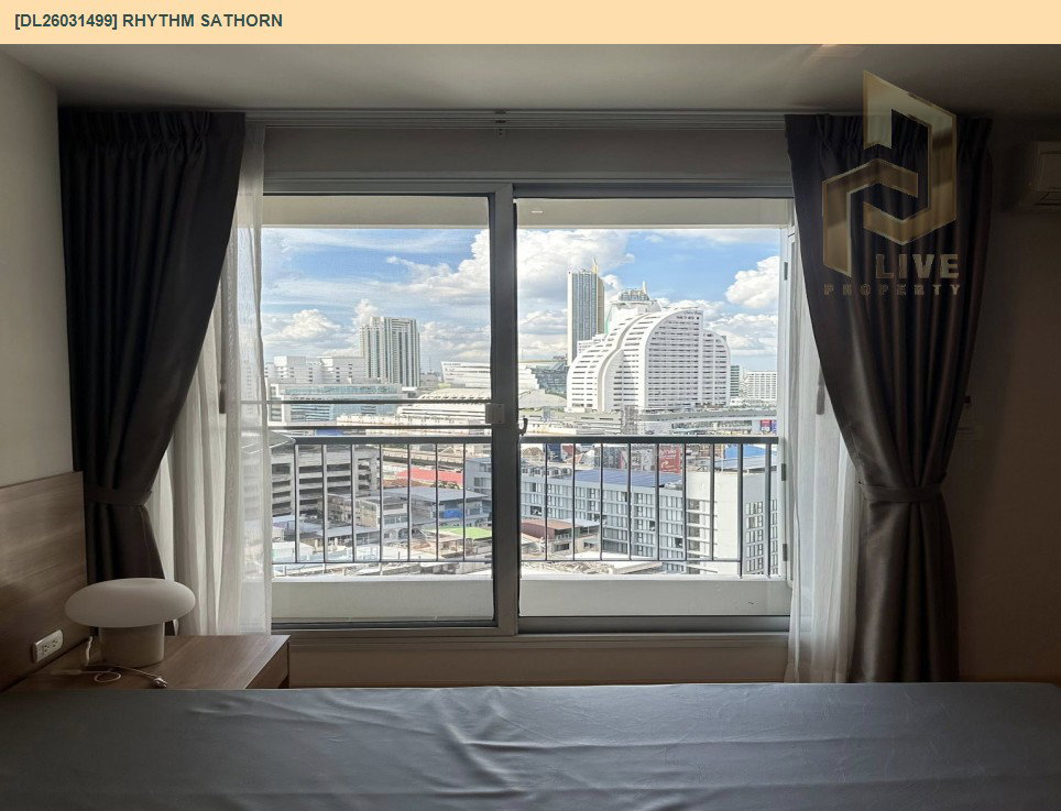รูป DL26031499 ให้เช่าคอนโด ริธึ่ม สาทร (Rhythm Sathorn) ใกล้ BTS สะพานตากสิน พร้อมเข้าอยู่ โทรด่วน 0653619502 LineID @897iyzll - รูปที่ 11/12