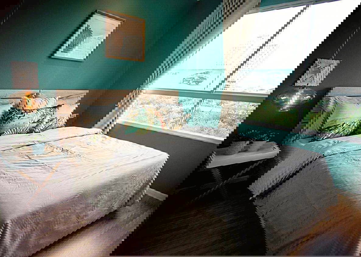 รูป 🏡✨คอนโดแต่งสวย โทนอบอุ่น น่าอยู่สุดๆ ใจกลางเมือง 🌿💛 วิวดี ลมเย็น ระเบียงทิศตะวันออก รับแดดเช้าเต็มๆ ☀️ - รูปที่ 2/8