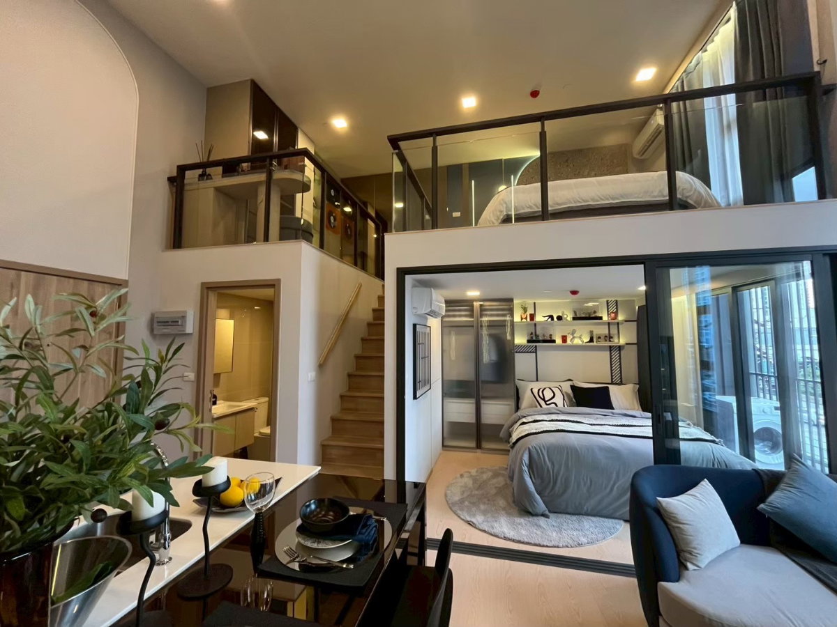 รูป 📍 เดอะ เบส เออร์เบิน พระราม 9 ใกล้ MRT รฟม. และพระราม 9 ห้องเพดานสูงราคาพิเศษ‼️‼️ - รูปที่ 4/28