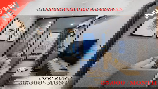 รูปภาพ 🍀🍀🍀 Beautiful Room🌸 ให้เช่า📌 แชปเตอร์ จุฬา - สามย่าน🚆MRT Samyan (Line:@rent2022)✨พร้อมเข้าอยู่🌼A01911