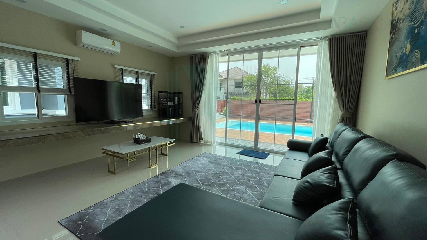 รูป 📌 ให้เช่าบ้านเดี่ยว 2 ชั้น บ้านสวนเนรมิต วัชรพล - เพิ่มสิน 4 ห้องนอน 4 ห้องน้ำ - รูปที่ 4/8