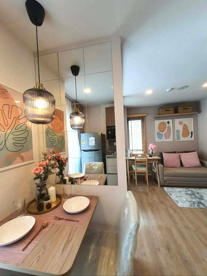 รูป ด่วน📢ให้เช่า Kave town Shift ข้างม.กรุงเทพ ตึก C ชั้น 5 ขนาด 25 sqm  วิวนอก ครัวแยก ห้องสวย  - รูปที่ 5/10