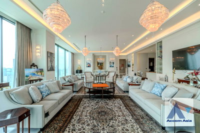 Condos for rent Bangkok : 🔼🔽 AccomA 📩 Penthouse,Private Swimming Pool 4 BR Condominium @The Residences at Sindhorn Kempinski Hotel Bangkok (AA40147)