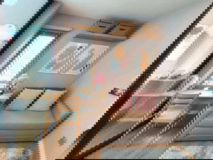 รูป ด่วน📢ให้เช่า Kave town Shift ข้างม.กรุงเทพ ตึก C ชั้น 5 ขนาด 25 sqm  วิวนอก ครัวแยก ห้องสวย  - รูปที่ 6/10