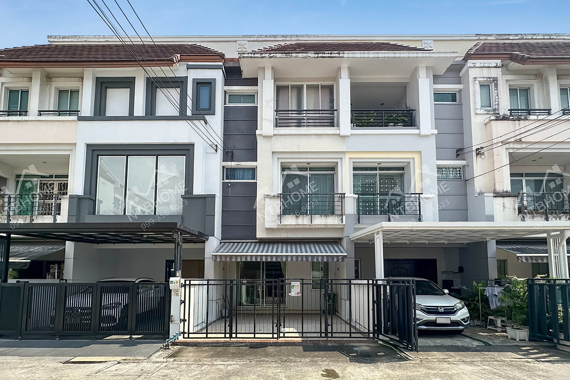 รูป ทาวน์โฮม 3 ชั้น บ้านกลางเมือง สวิสทาวน์ เกษตรนวมินทร์ ใกล้ทางด่วน รามอินทรา-อาจณรงค์ - รูปที่ 1/12