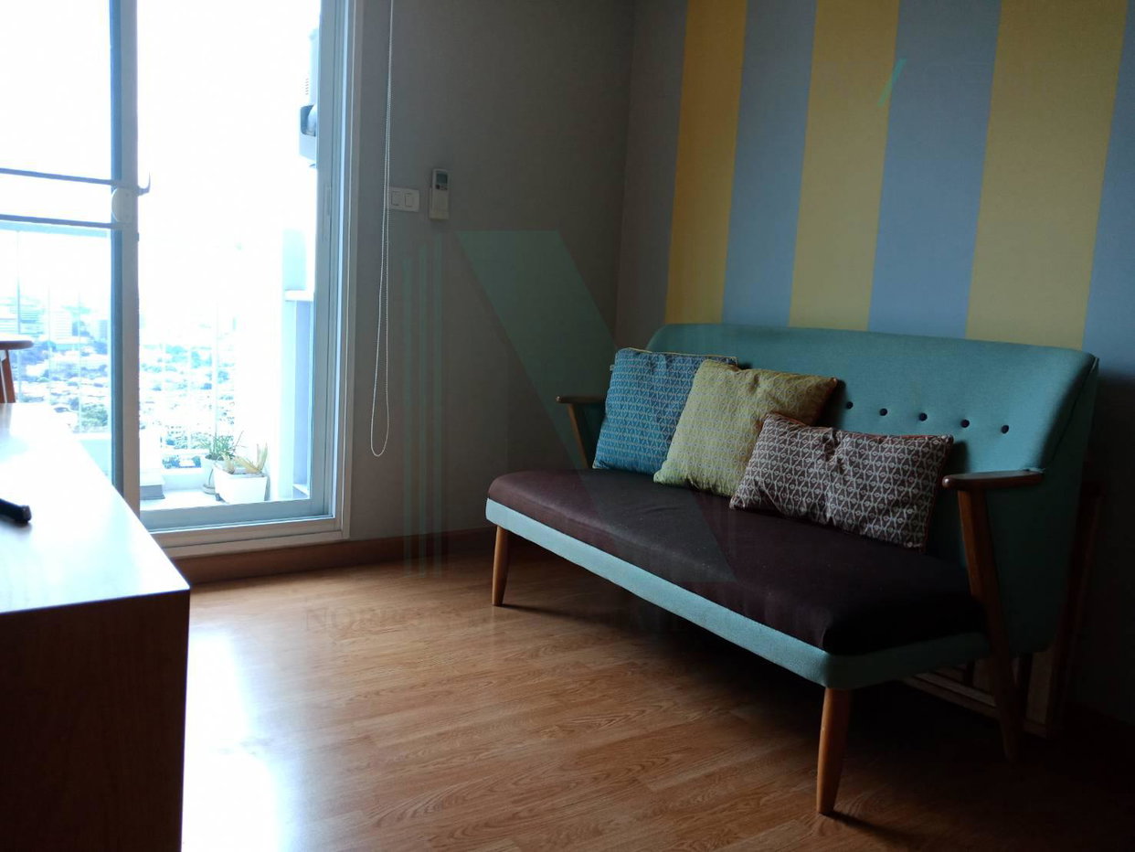 รูป 🚩 ให้เช่าคอนโด เดอะ พาร์คแลนด์ รัชดา - วงศ์สว่าง อาคาร 1 ชั้น 32 1 ห้องนอน ขนาด 30.00 ตรม ใกล้ ห้างสรรรพสินค้าบิ๊กซี - รูปที่ 2/8