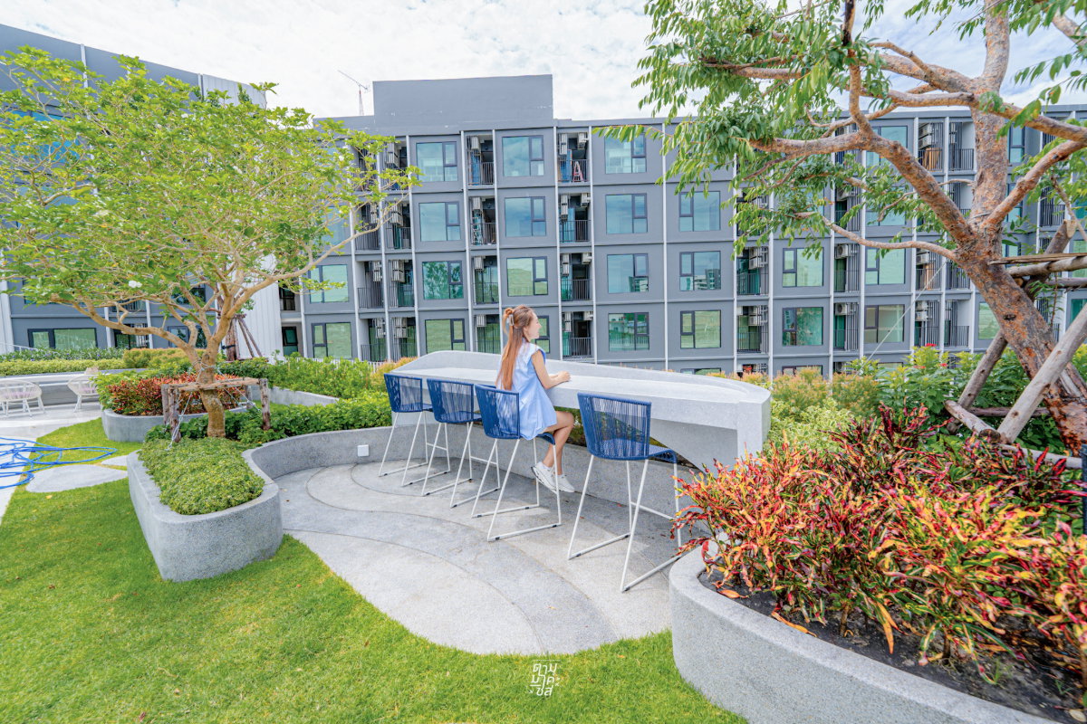 รูป ขายคอนโด Kave UNI.VERSE BANGSAEN อยู่เองได้-ลงทุนคุ้ม 1 Bed Extra (2 เตียงแยก) ใกล้ ม.บูรพา ส่วนกลาง 24 ชม. แต่งครบ+ฟรีโอนฯ - รูปที่ 10/15