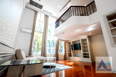 Houses for rent Soi Ekamai (Sukhumvit 63) : 🔼🔽 AccomA 📩 Fully Furnished 4 BR House @Baan Klang Krung Thonglor (AA36345)