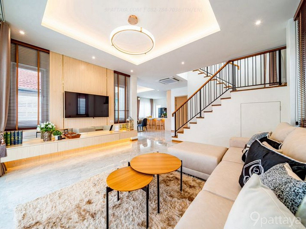 รูป บ้านเดี่ยว | Royal Park Village – ทัพพระยา–เทพประสิทธิ์ พัทยา ✨ บ้านสร้างใหม่ทั้งหลัง ดีไซน์ทันสมัย ทำเลศักยภาพ ใกล้เมือง เดินทางสะดวก 🌷 - รูปที่ 6/17