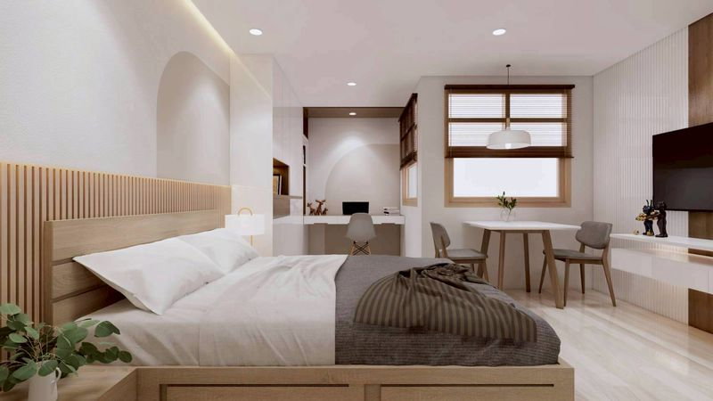 รูป ขาย คอนโด หลังมช. ตรงข้ามคณะวิศวะ ขนาด 1 ห้องนอน 1 ห้องน้ำ ตกแต่งสวย สไตล์ Muji Minimal เฟอร์ครบพร้อมอยู่ @ธารทิพย์ การ์เด้นเพลส - รูปที่ 1/20