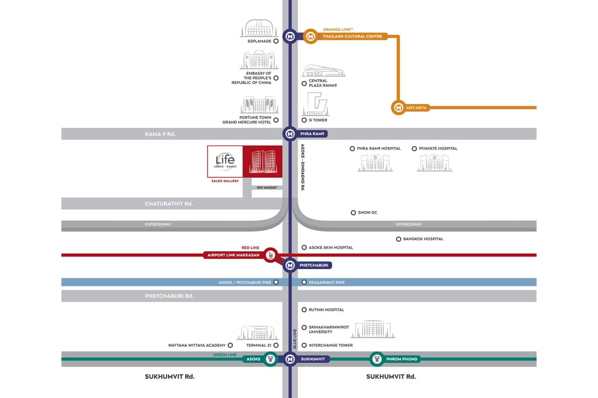 รูป 🔥 ปล่อยเช่าคอนโด 🔥 ไลฟ์ อโศก พระราม 9 🌆 - รูปที่ 14/14