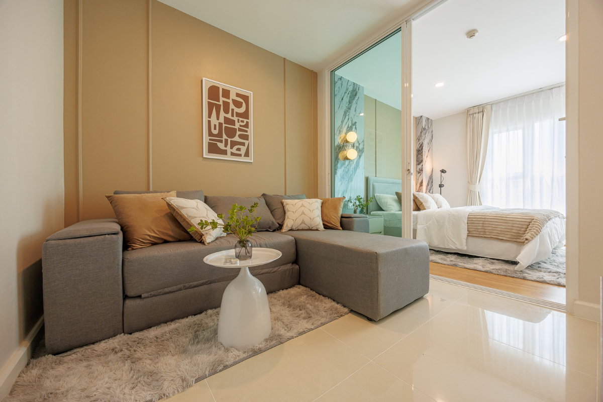 รูป แอสปาย ศรีนครินทร์ ห้องสวย ใกล้รถไฟฟ้า ใกล้ห้าง พร้อมอยู่ _Do879 . - รูปที่ 6/21