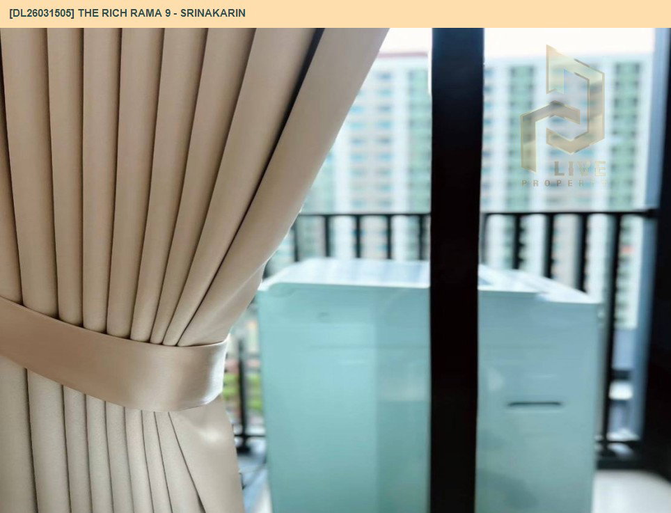 รูป DL26031505 ขายคอนโด เดอะริช พระราม 9 - ศรีนครินทร์ (The Rich Rama 9 - Srinakarin) ใกล้ AIRPORT RAIL LINK หัวหมาก พร้อมเข้าอยู่ โทรด่วน 0653619502 LineID @897iyzll - รูปที่ 14/16