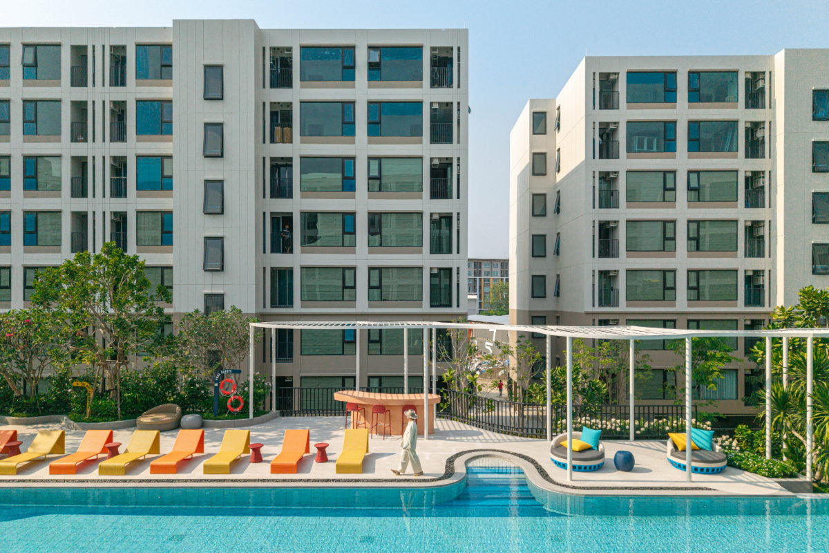รูป คอนโดบางแสน Kave Coco Bangsaen ห้องใหญ่ 1 Bed Extra (28 ตร.ม.+) ตู้เสื้อผ้า 2 ชุด อยู่สบาย เก็บของจุใจ ใกล้ ม.บูรพา! - รูปที่ 25/25