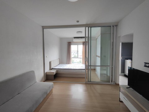 ว่างพร้อมอยู่!! ทำความสะอาดแล้ว UNIO จรัญ3 (1 นอน) ตึก A ชั้น 6 วิวสวน โล่ง ไม่อึดอัด ใกล้ MRT ท่าพระ