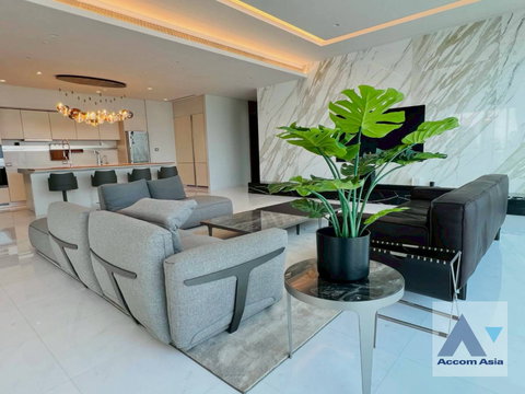 🔼🔽 AccomA 📩 Penthouse 4 BR Condominium @The Residences at Sindhorn Kempinski Hotel Bangkok (AA44601)