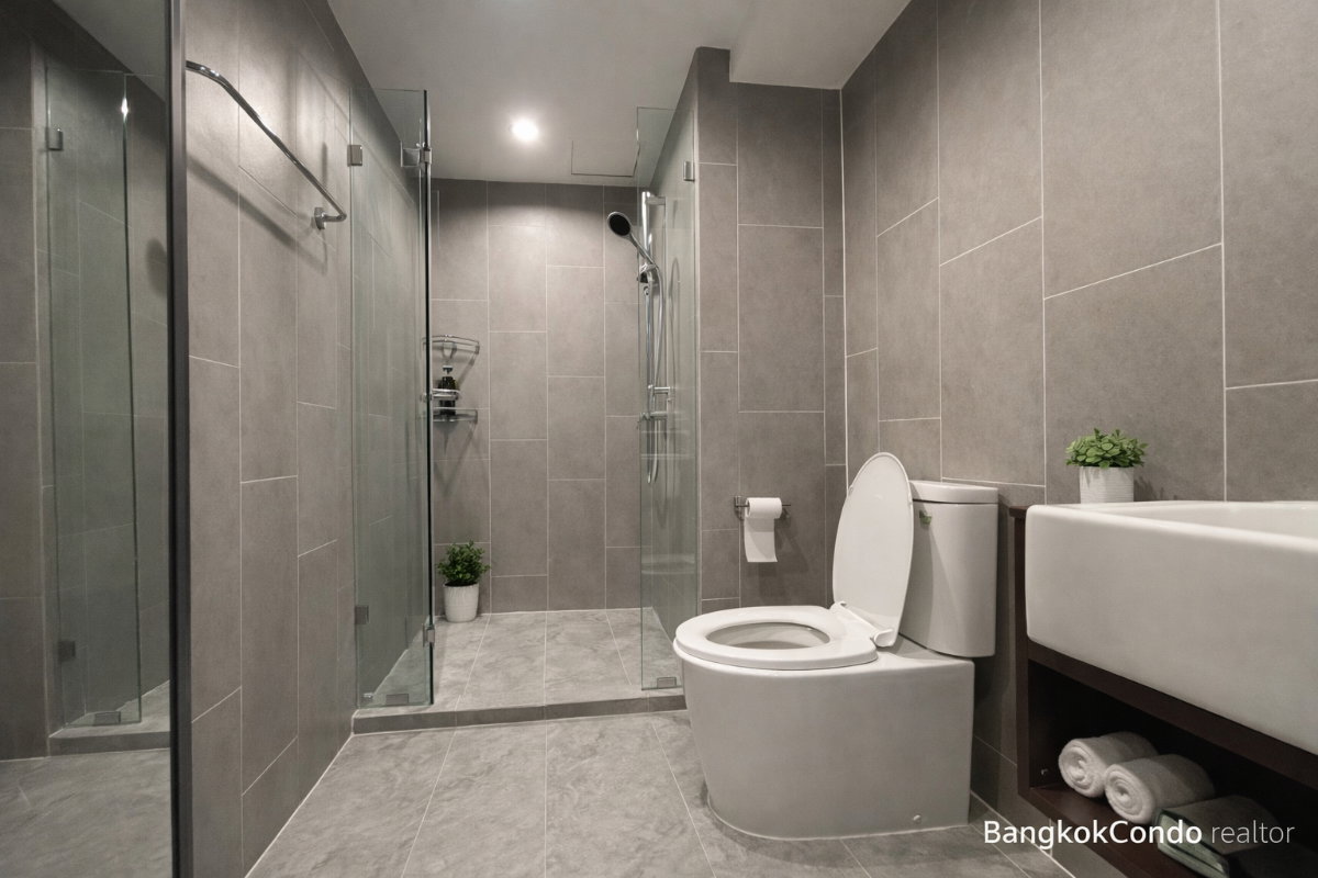 รูป 🍀🍀🍀 Prime condo location 🚆ให้เช่า📌ซี เอกมัย  ✨BTS ทองหล่อ (Line:@rent2022)✨พร้อมเข้าอยู่🌼A11050 - รูปที่ 9/12