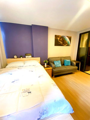 Condos for rent : PFD-08227 forrent The Muve Bangna (The Muve Bangna) 1 bedroom, 7th floor, pool view, near MRT Si Iam.