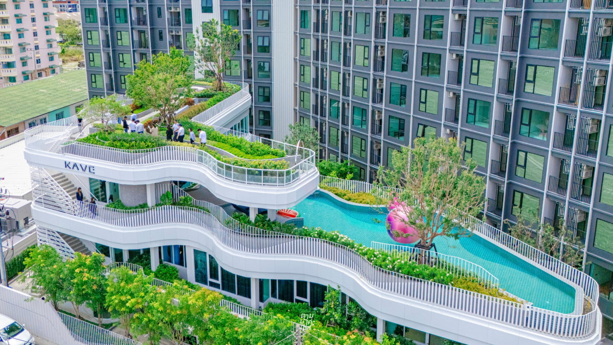 รูป ขายคอนโด Kave UNI.VERSE BANGSAEN อยู่เองได้-ลงทุนคุ้ม 1 Bed Extra (2 เตียงแยก) ใกล้ ม.บูรพา ส่วนกลาง 24 ชม. แต่งครบ+ฟรีโอนฯ - รูปที่ 6/15