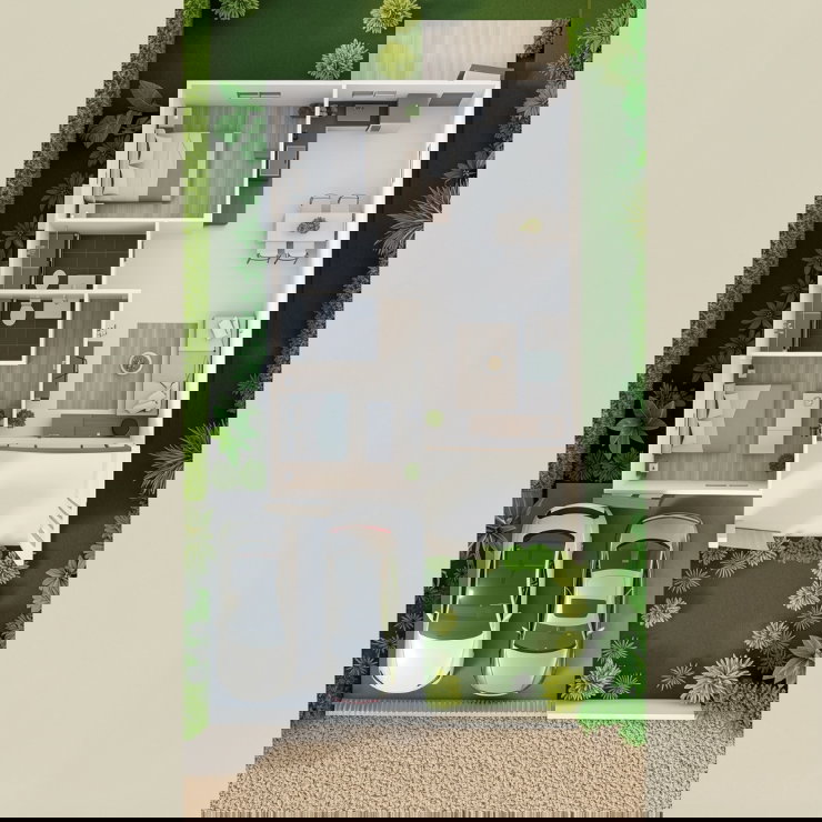 รูป บ้านสร้างใหม่ 59 ตร.วา ใกล้นิคมแหลมฉบัง - รูปที่ 9/9