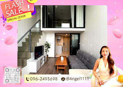 เช่าคอนโด ม.ศรีปทุม : 🦄✨ห้องใหม่ ตรงปรก ไม่จกตา 🦄✨ So Origin Kaset Interchange🚝 ใกล้ BTS มหาวิทยาลัยเกษตรศาสตร์ เฟอร์ครบ จบในที่เดียว โทร 096-2493698 (SOK1008)