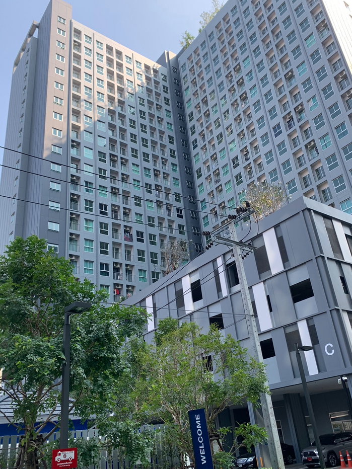 รูป ให้เช่า ลุมพินีวิลล์ จรัญ - ไฟฉาย ติดถนนจรัญ สถานีรถไฟฟ้า ห้องมุม วิวสวน ชั้น 6  - รูปที่ 11/14